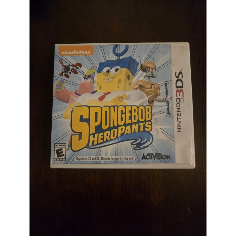 SpongeBob HeroPants Nintendo 3DS Activision Nickelodeon Video Game CTR-BPNE-USA